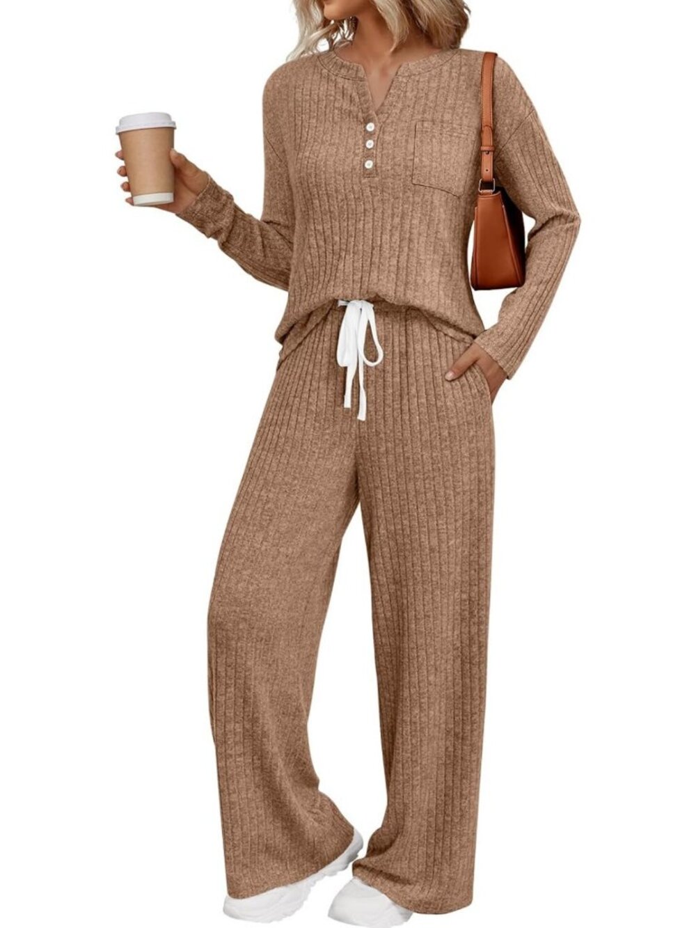 Trendy Women's 2 Piece Matching Lounge Sets - Cozy Fall Outfits 2026
